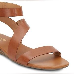 Franco Sarto brown leather sandals size 10, in excellent condition!
